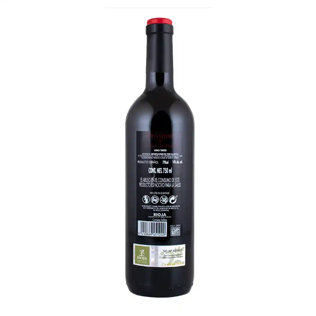 Arienzo Marqués de Riscal Vino Rioja Graciano Mazuelo