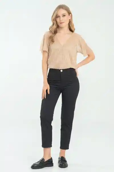 Pantalón Lhuna Color Negro Talla 6 Ragged