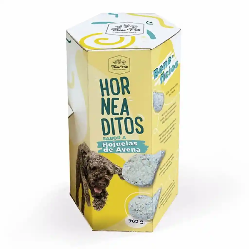 Three Pets Snack Para Perro Horneaditos Con Hojuelas de Avena