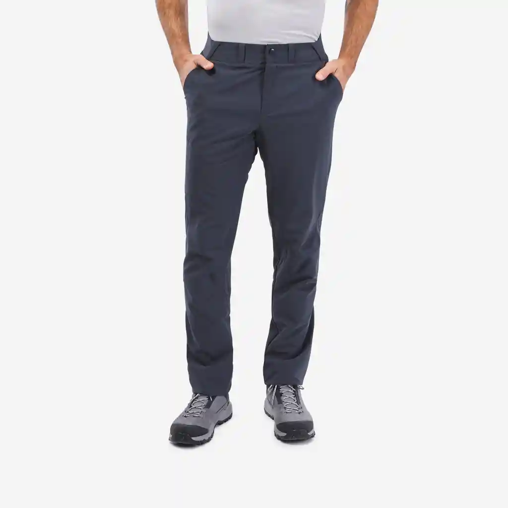 Pantalón Secado Rápido de Senderismo Para Hombre Quechua Mh100 Gris