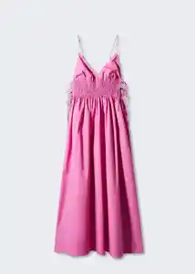 Vestido Lipsi Rosa Talla XL Mujer Mango