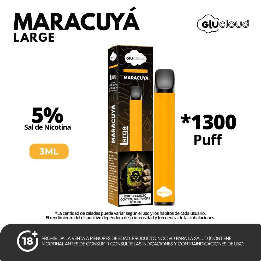 Glucloud Maracuya Large 1300 Puff