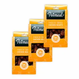 Petmeal Snack Para Perro Chicken Hearts