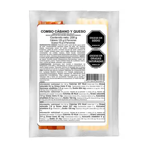 Combo Cábano Blanca Queso (200 Gr)