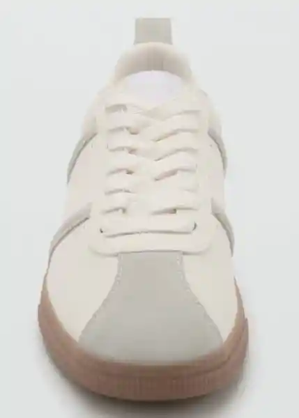 Tenis Deportiva Win Blanco Talla 38 Mujer Mango