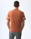 Camiseta Hombre Naranja Talla M 841G007_NAR171147 Americanino