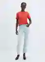 Camiseta Chalaca Rojo Talla M Mujer Mango