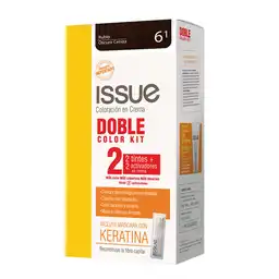 Issue Coloración Capilar Crema Doble Tubo Rubio Oscuro Cenizo 61