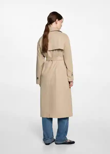 Saco Trench Trenchn Beige Talla 23 Niñas Mango