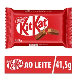 Galleta Wafer KITKAT recubierta con chocolate con leche x 41,5g