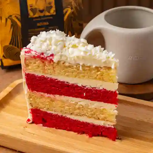 Torta red velvet porcion
