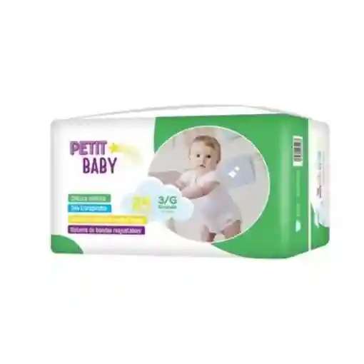 Pañales Etapa 3 - Petit Baby X 18 Uds