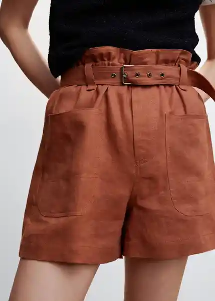 Short Vega Caldero Talla 42 Mujer Mango