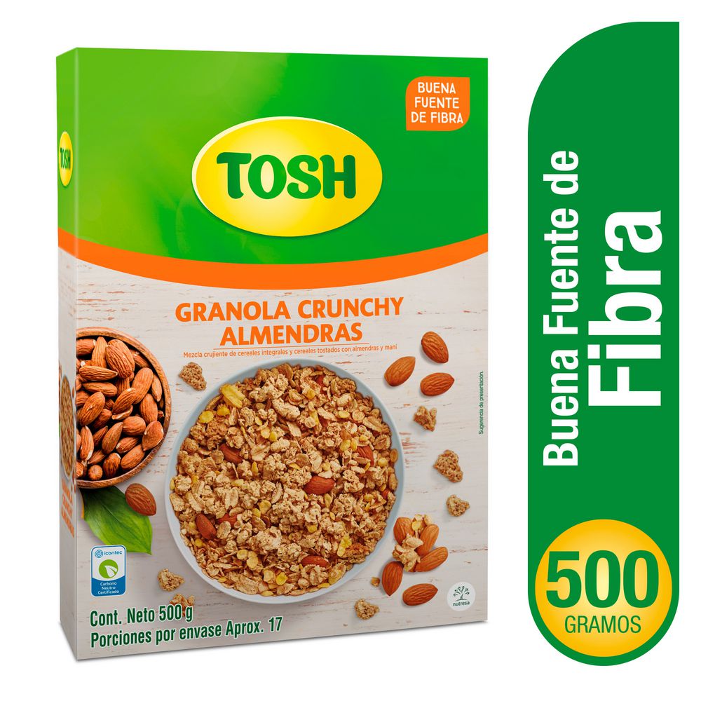 Tosh Granola Crunchy con Almendras 500 g