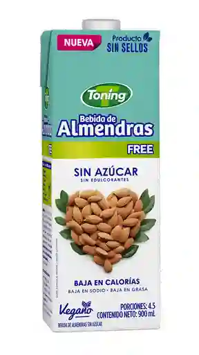 Toning Bebida Almendra Free Sin Azúcar