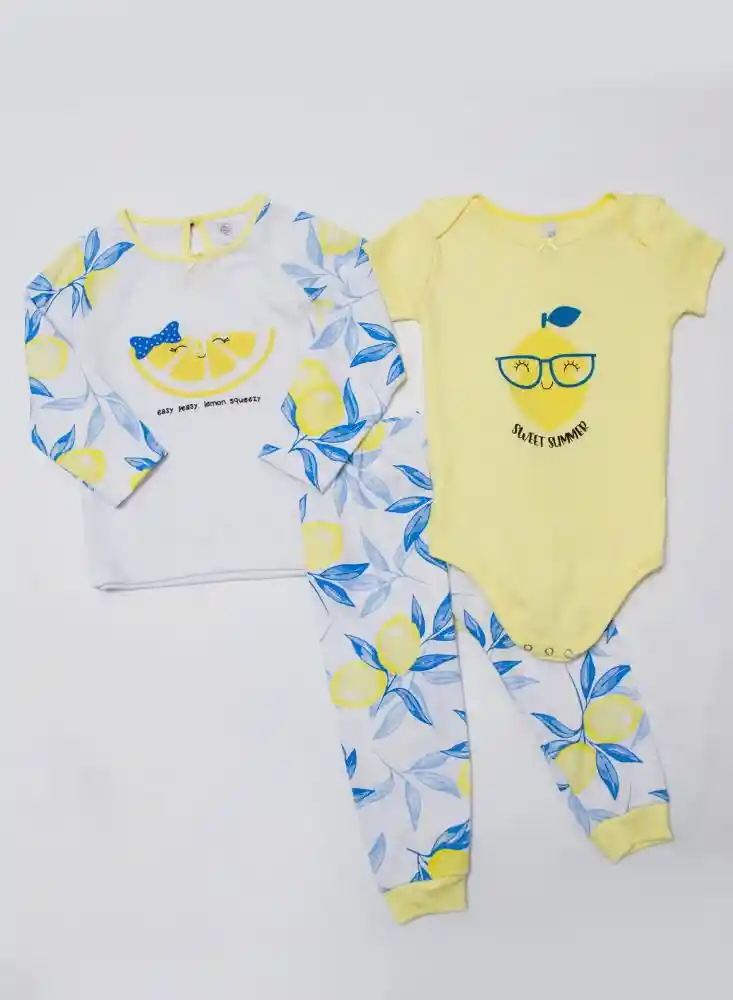 Conjunto X 3 0/3 Meses - Estamp 1