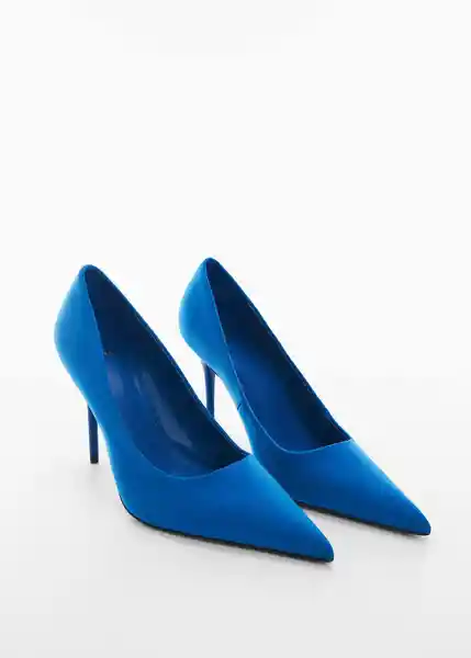 Zapatos Giround Azul Talla 42 Mujer Mango