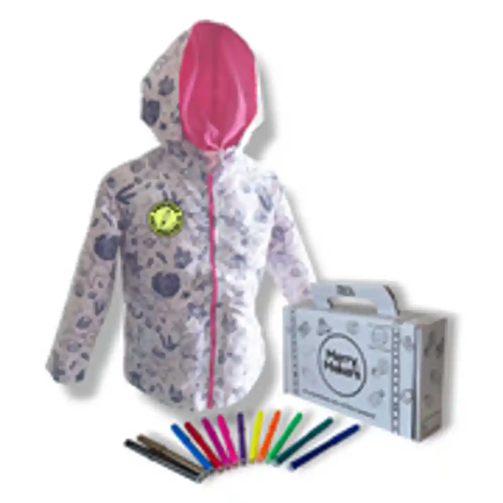 Chaqueta Coloreable Doble Faz Sirenas - Talla 8