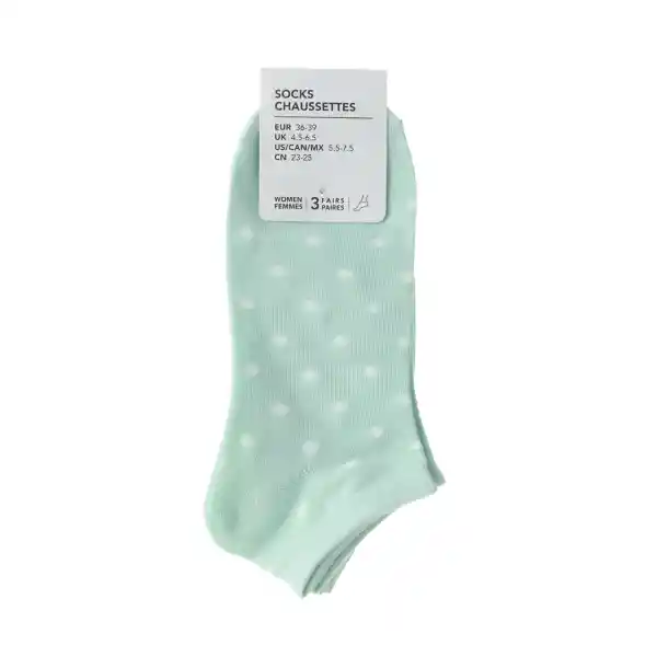 Miniso Medias para Mujer Puntos Blancos