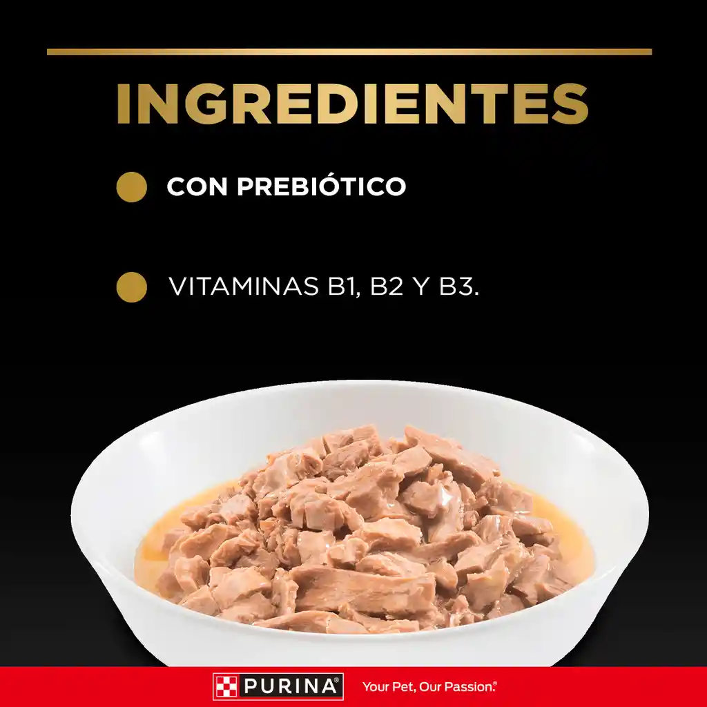 Comida húmeda para perros adultos sabor apollo Purina Pro Plan x 100gr