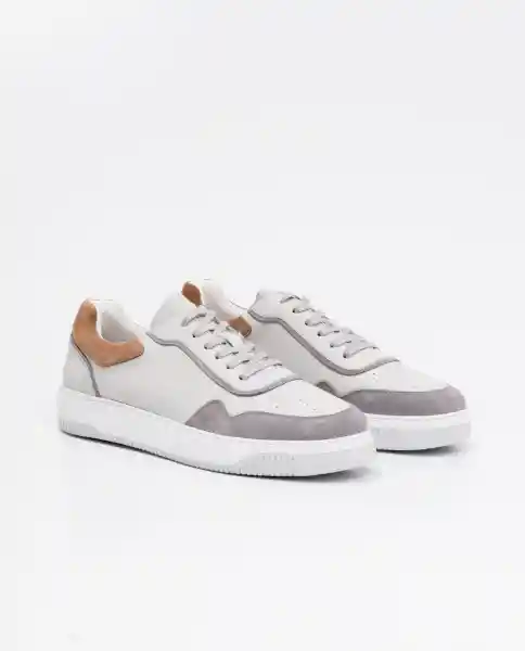 Tenis Serene Gris Cal Claro Talla 41 Hombre Chevignon