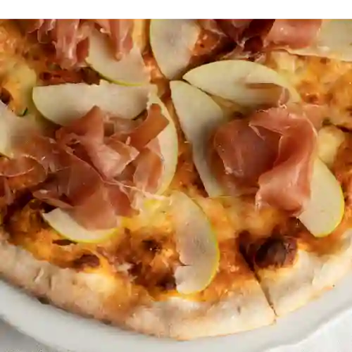 Pizza Prosciutto y Manzana