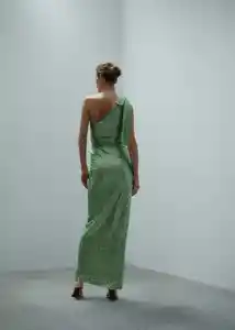 Vestido Indi2 Verde Talla M Mujer Mango