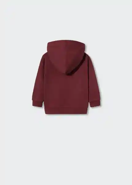 Sudadera Brooklyn Burdeos Talla 72 Niños Mango