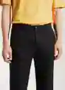 Pantalón Genoa Negro Talla 40 Hombre Mango