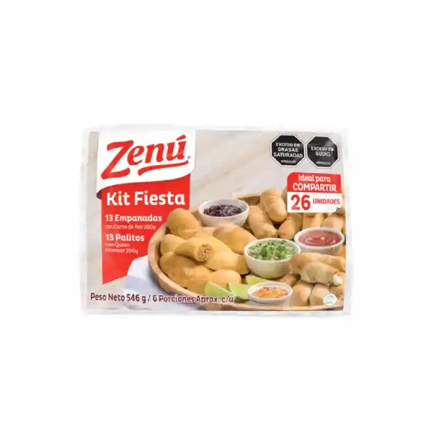 Zenú Empanada Carne + Palito Queso