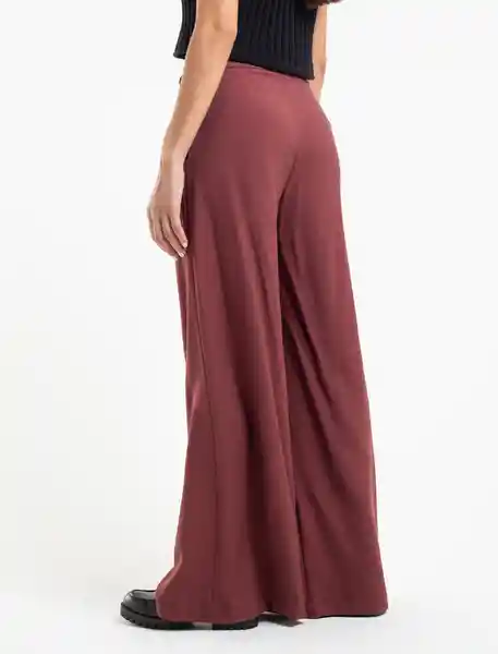  Pantalon Neru Cafe Maranon Oscuro Talla 10 Naf-Naf 
