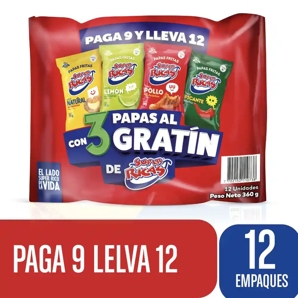 Oferta Papas Surtidas Super Ricas