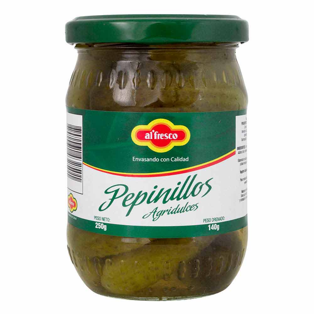 Al Fresco Pepinillos en Conserva Agridulces 250 g