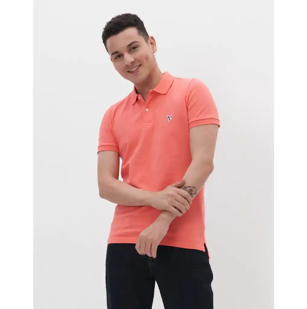 Camisa Polo Hombre Naranja T XXL 400387475987 American Eagle