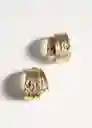 Pendientes Candela Oro Talla 99 Mujer Mango