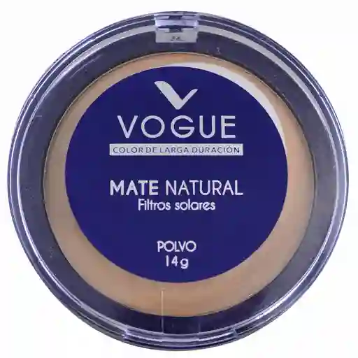 Polvo Compacto Natural Vogue Caramelo 14Gr