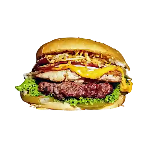 Hamburguesa Mixta (Carne y Pollo)