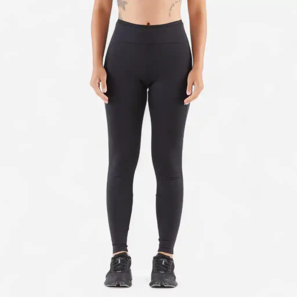 Leggings Running Mujer - Kiprun Run 500 Confort Negro