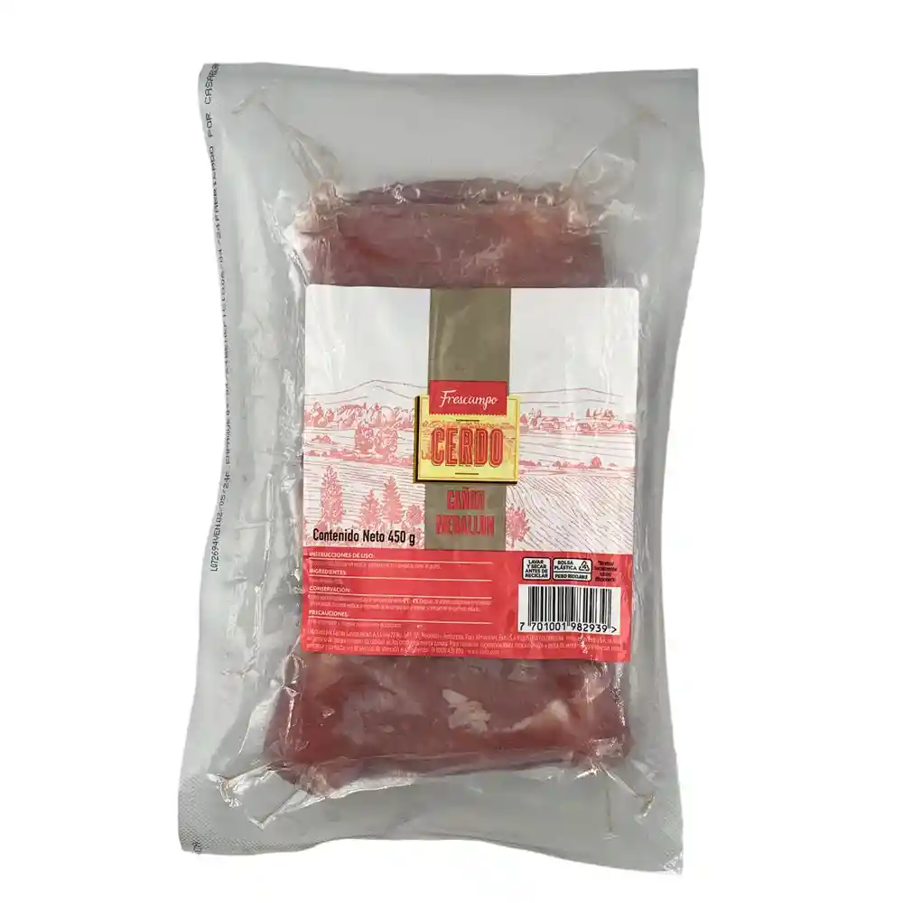 Cañón o Lomo de Cerdo Frescampo Medallón (450 Gr)
