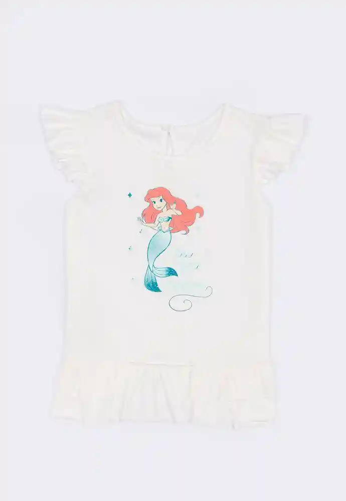 Camiseta Manga Sisa 3t-blanco