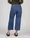 American Eagle Jean Corto Rotos Lavado Medio T. 6 Regular