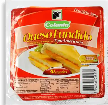 Queso Colanta Fundido Tipo Americano