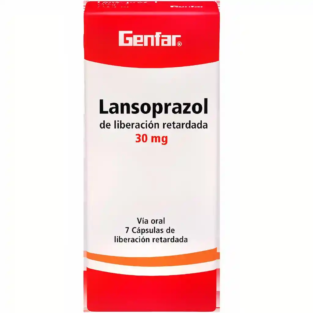 Lansoprazol Genfar 30 Mg 7 Capsulas Gf