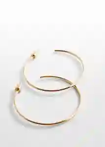Pendientes Fabia Oro Talla 99 Mujer Mango