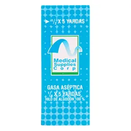 Medical Supplies Gasa Aséptica 1/2 Yardas