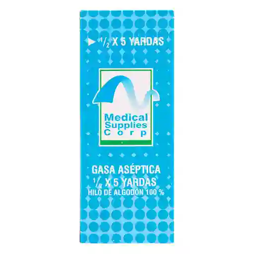 Medical Supplies Gasa Aséptica 1/2 Yardas