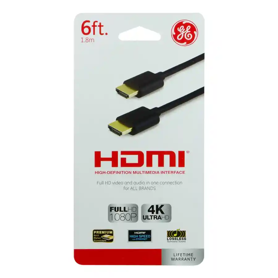 Cable Ge Hdmi 6 Pies Abs