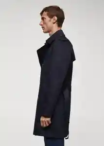 Abrigo Parka Tango Navy Talla XL Hombre Mango