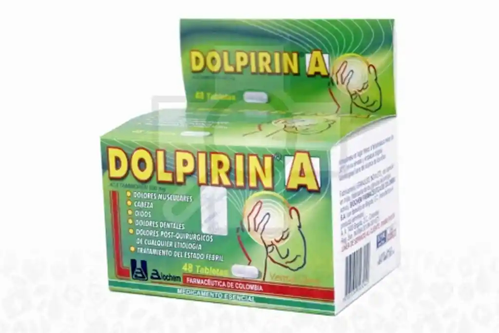 Biochem Farmaceutica De Colombia Dolpirin A 500 Mg 48 Tbs