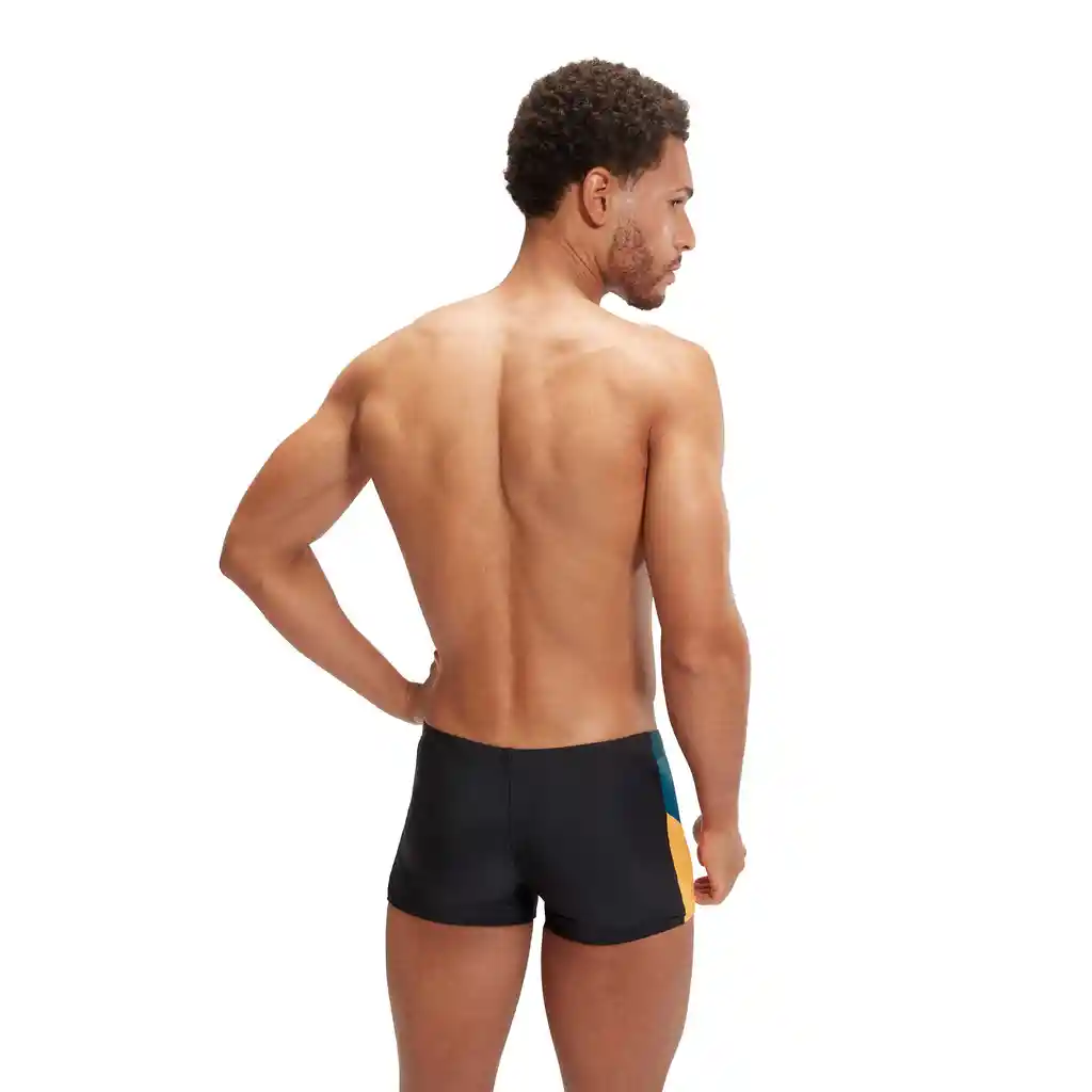 Pantaloneta de Baño Aquashort Dive Hombre Negro-32